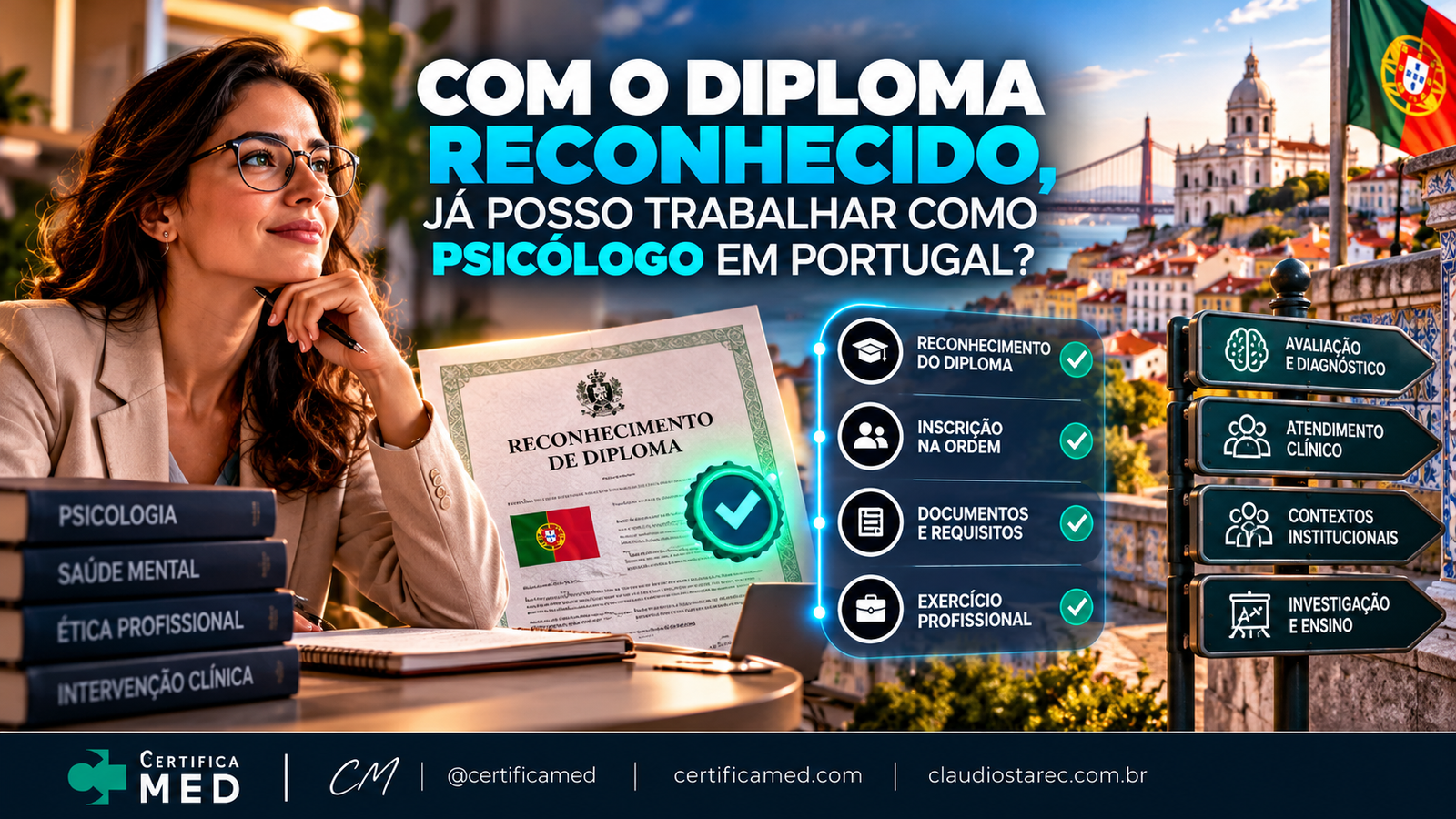 Reconhecimento do diploma de Psicologia em Portugal